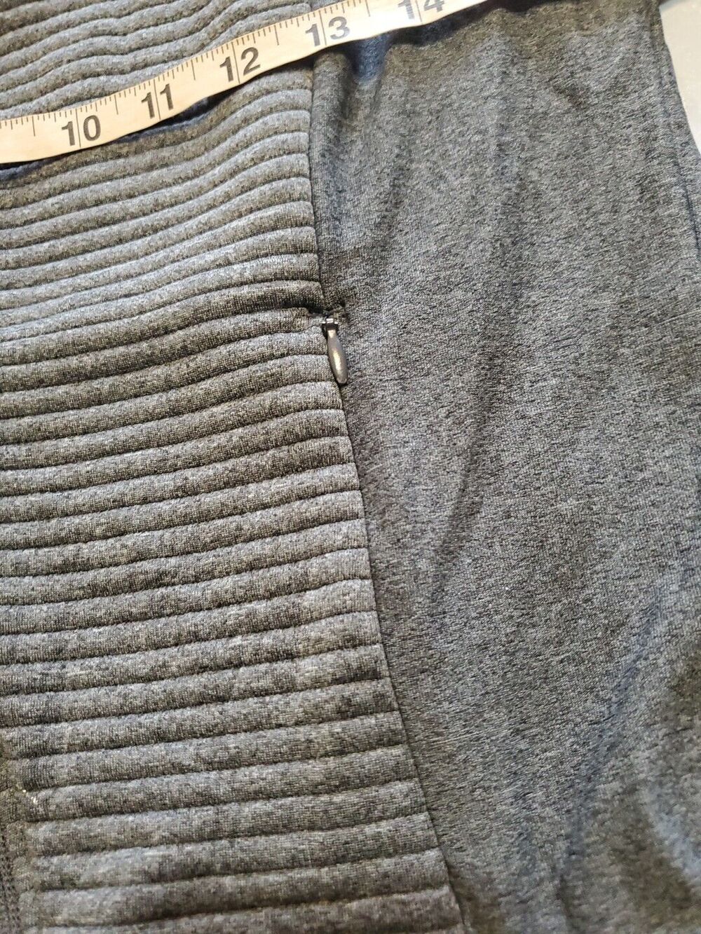 Mondetta Meduim Jacket Lightweight Zipoed Gray Textured Pockets Womens - Picture 8 of 16